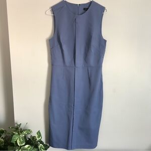 Banana Republic Fitted Blue Sheath Pencil Dress Size 8